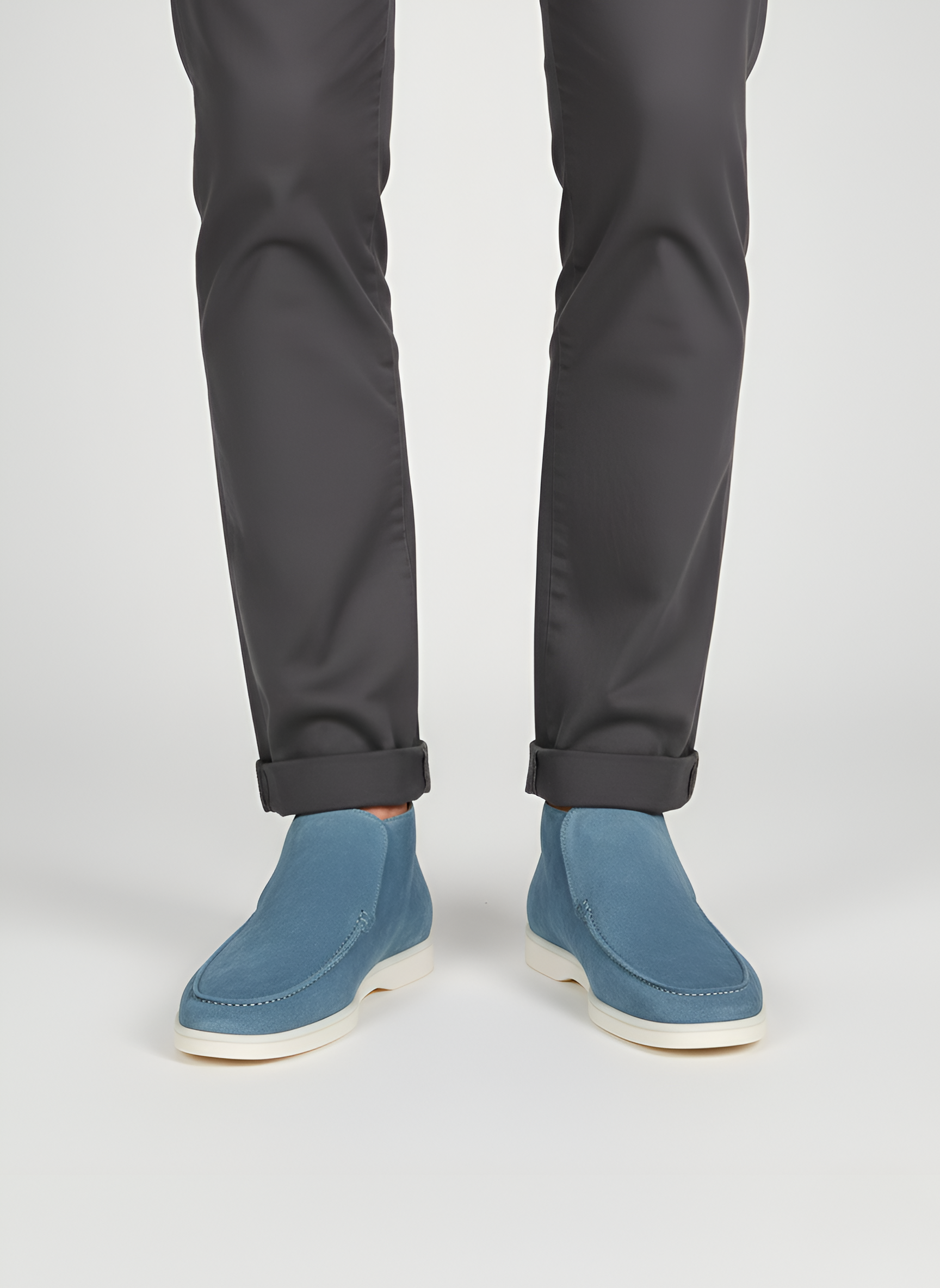 Bellivaro Herre Loafers i Ruskind med Slip-On Design og Komfortabel Sål