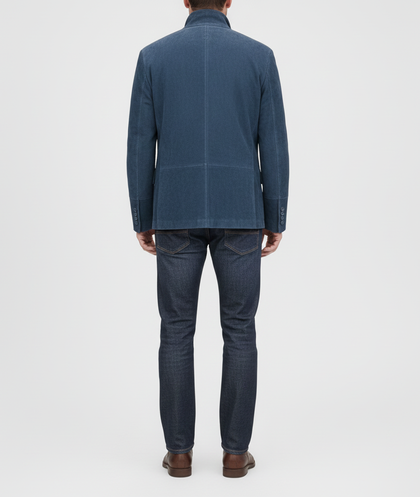 Bellivaro ανδρικό δερμάτινο μπουφάν κλασικός σχεδιασμός