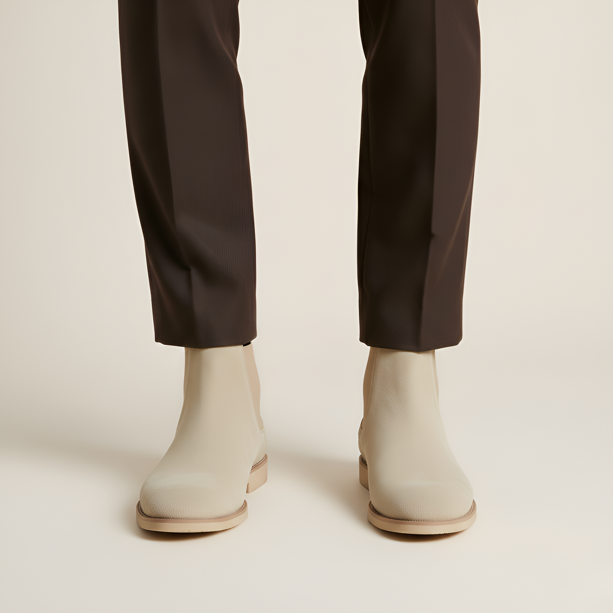 Bellivaro Chelsea férfi csizma velúr bőrből, alacsony talppal