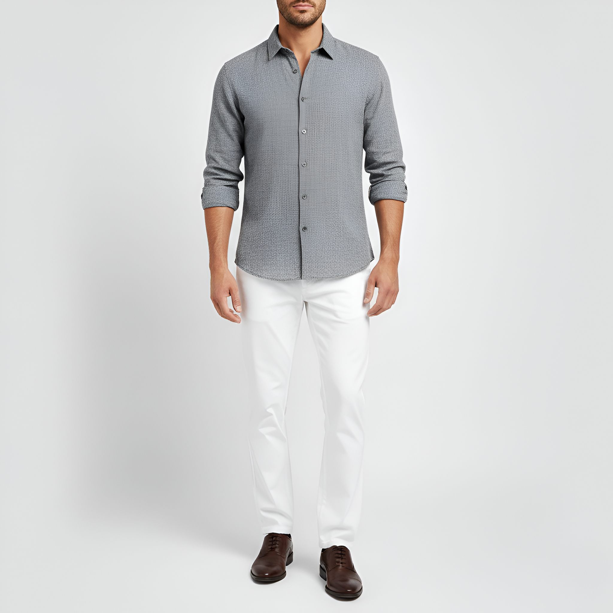 Bellivaro férfi pamut ing hosszú ujjakkal