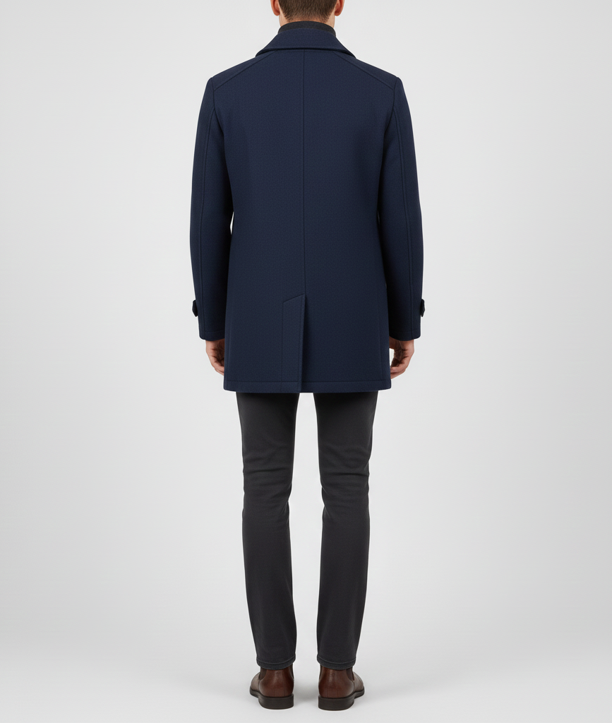 Ανδρικό μάλλινο παλτό Bellivaro με κλασική εφαρμογή