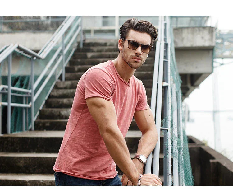 Camiseta relajada para hombre - Cómoda e informal