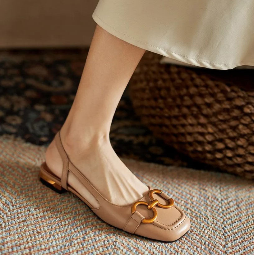 Ortopædiske Slingback Sandaler til Dame – Komfortable Flade Sandaler
