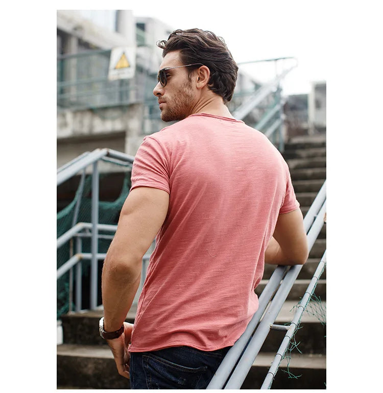 Camiseta relajada para hombre - Cómoda e informal
