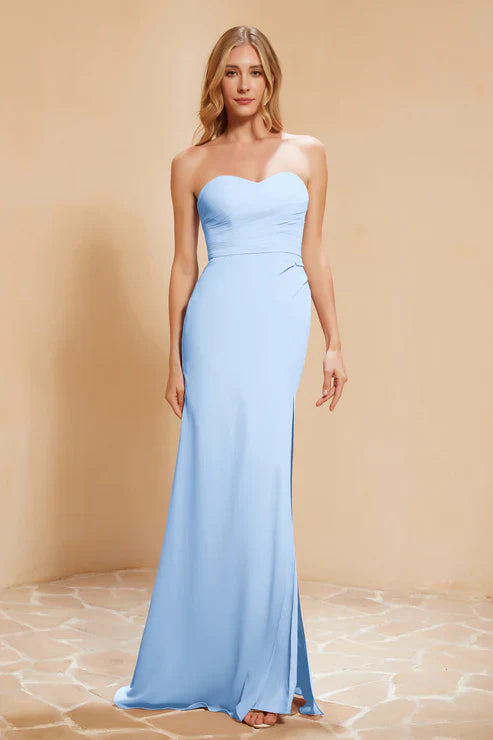 Robe de cérémonie raffinée avec dos ouvert