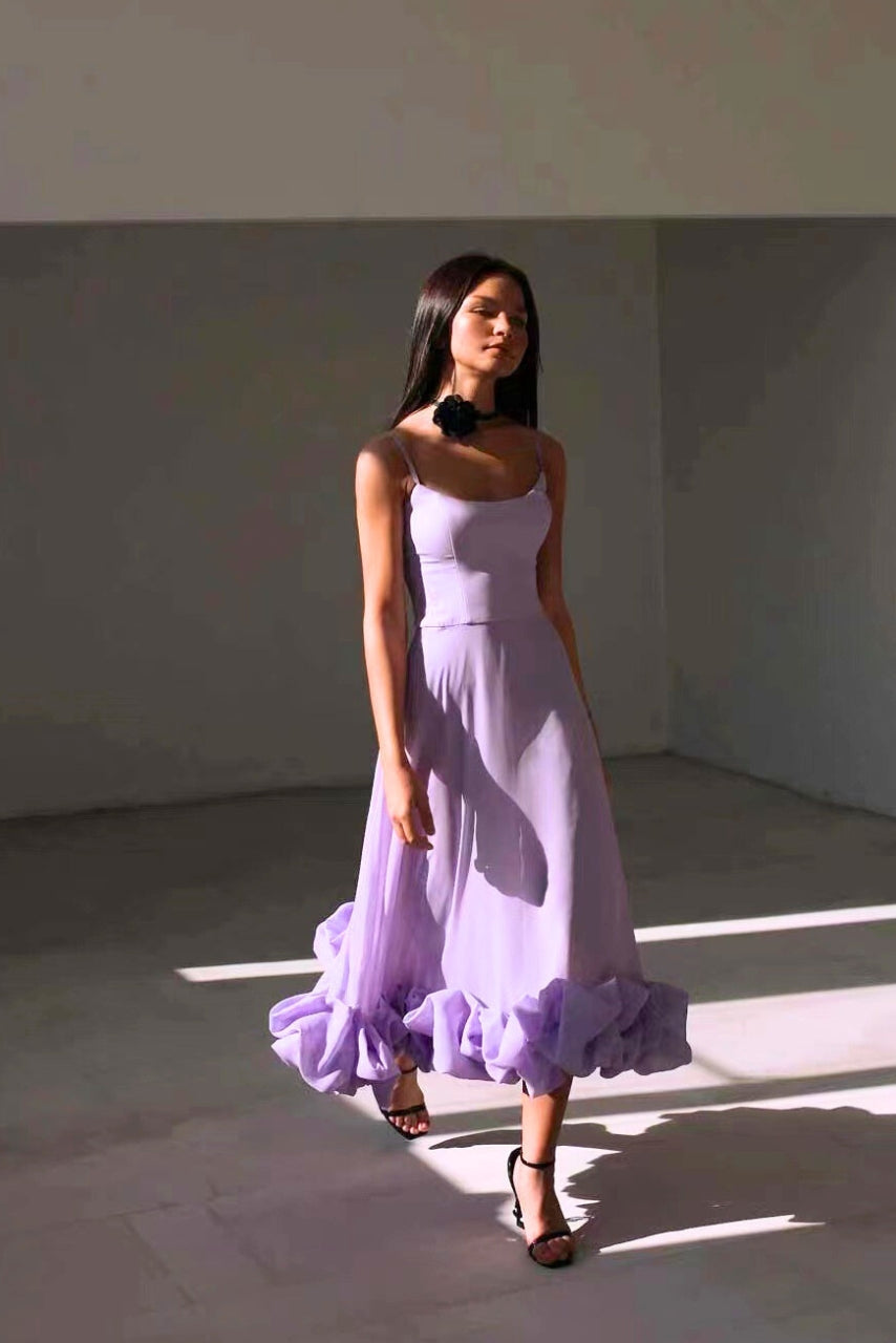 Elegant Midi Dress for Women Wedding Guests