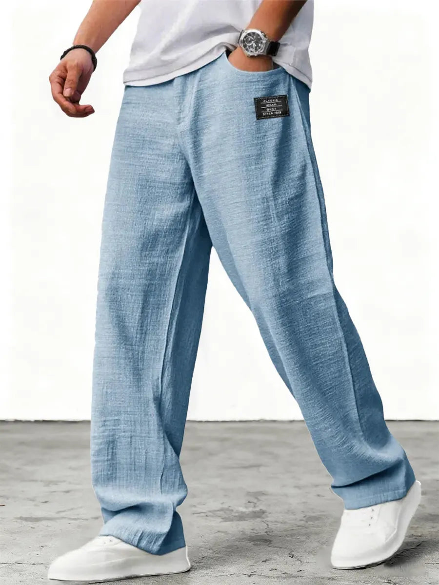 Wide linen pants