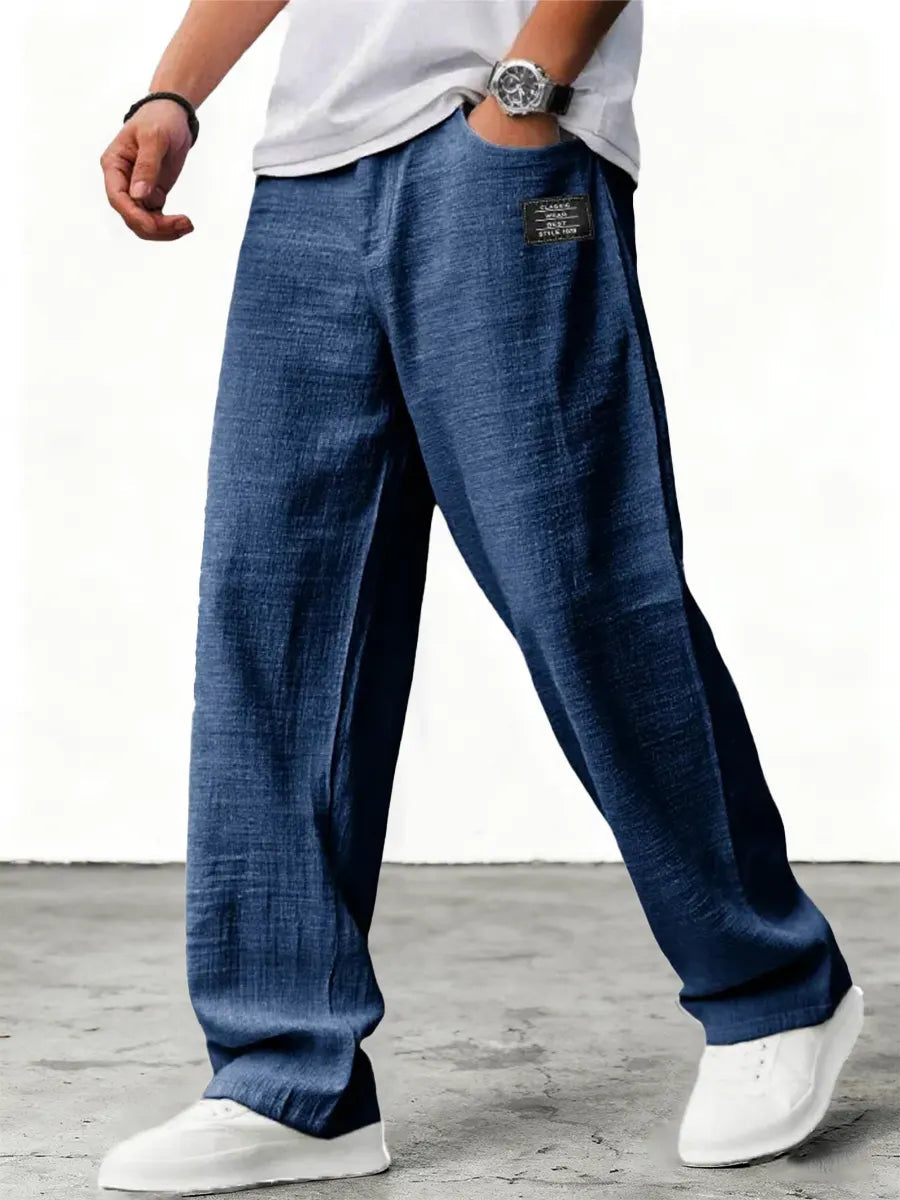 Wide linen pants