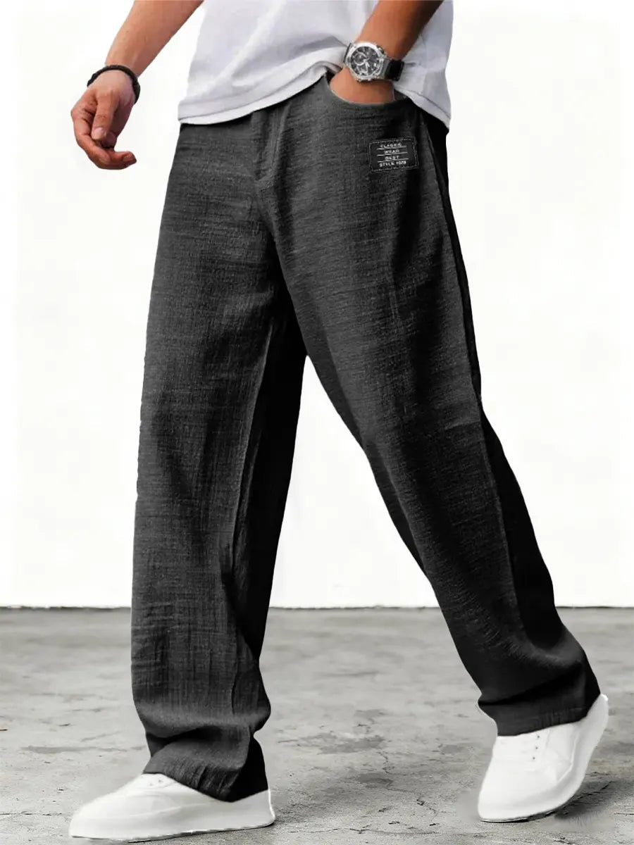 Wide linen pants