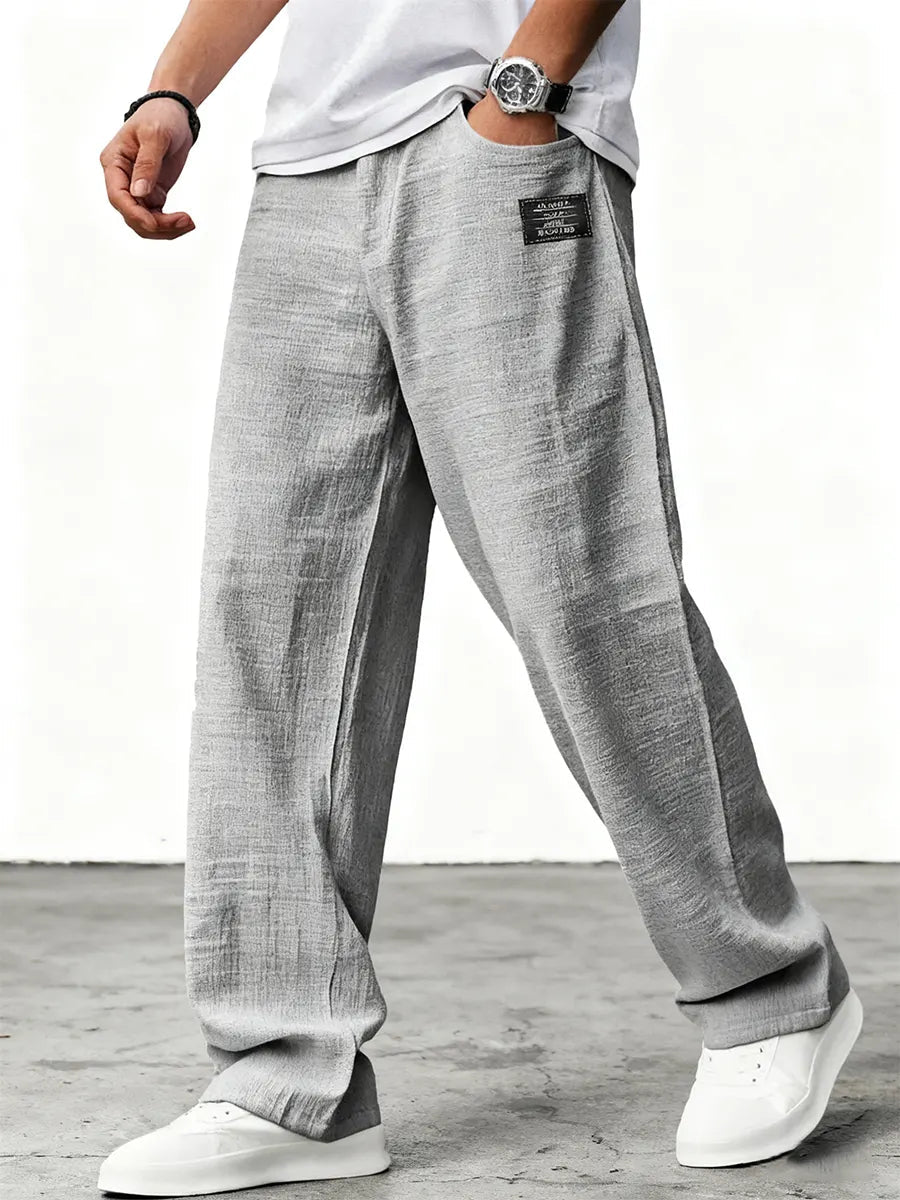Wide linen pants