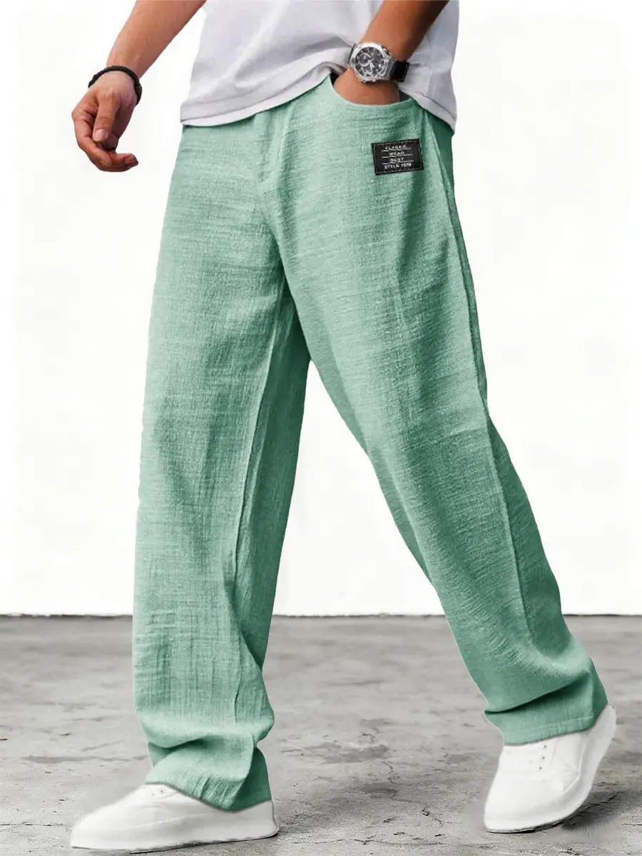 Wide linen pants