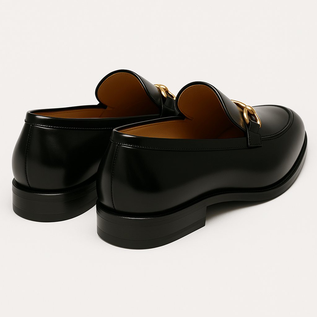 Bellivaro | Mænds Slip-on Loafers Med Metaldetalje | Lav Profilform