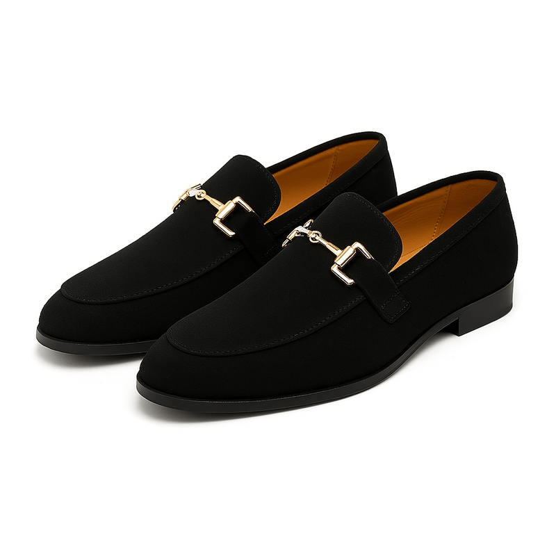 Bellivaro | Mænds Slip-on Loafers Med Metaldetalje | Formstøbt Komfortpasform
