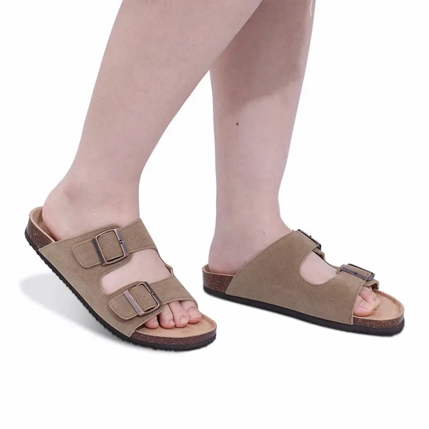 Herre sandaler med spænde