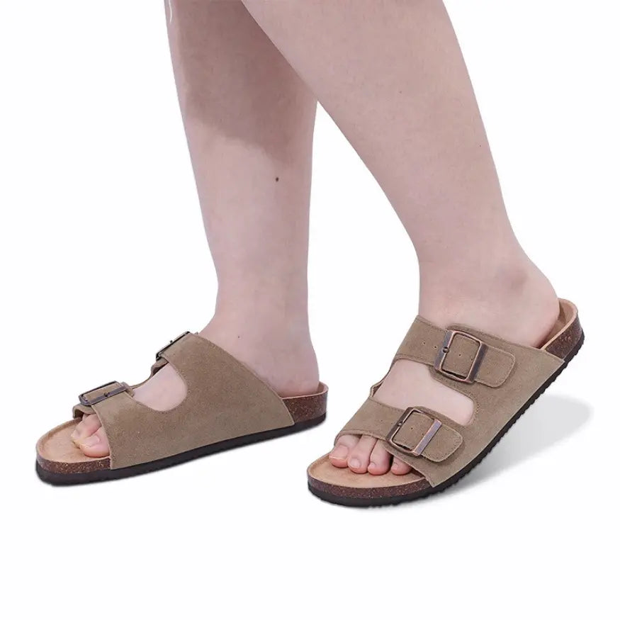 Herre sandaler med spænde