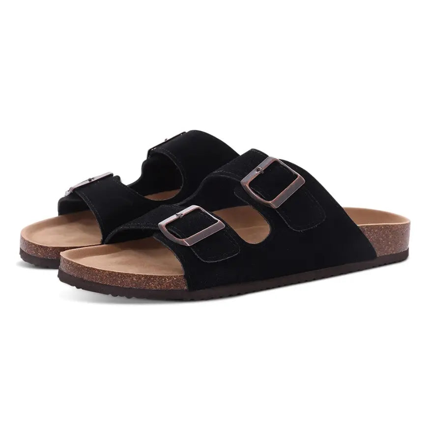 Herre sandaler med spænde