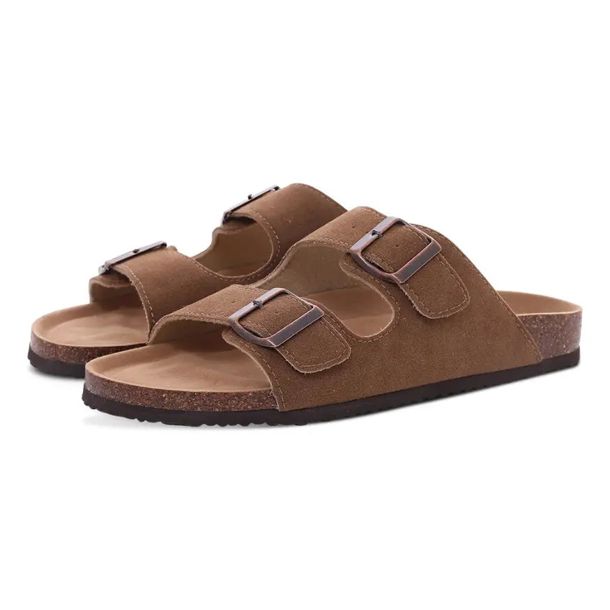 Herre sandaler med spænde