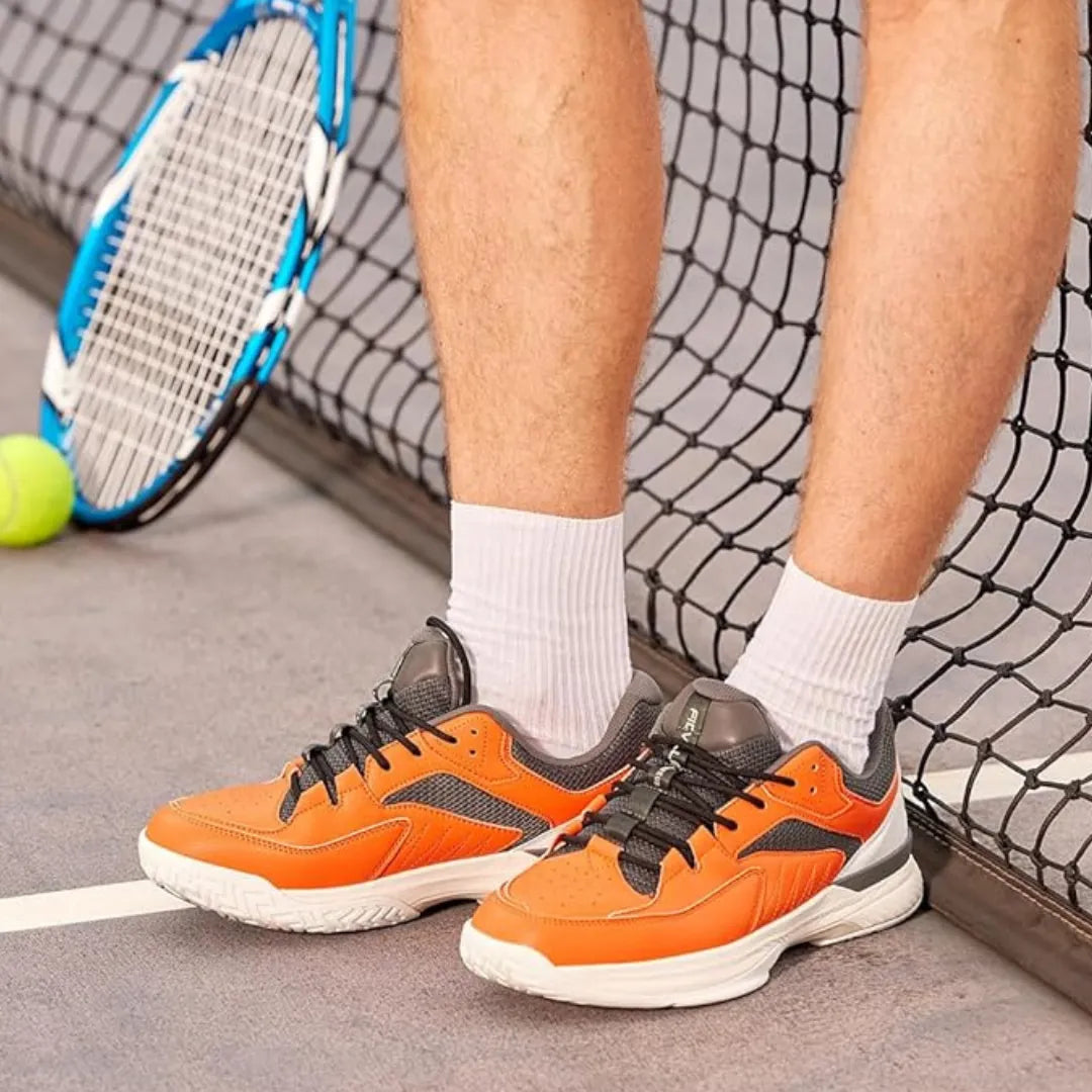 Tennis-sneakers med snørebånd til mænd