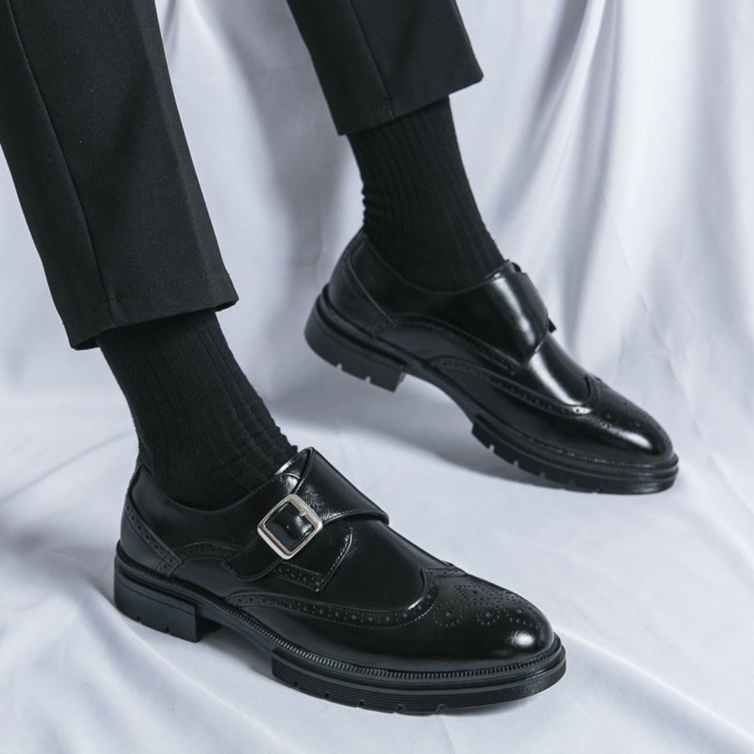 Herre Loafers med Brogue Detaljer