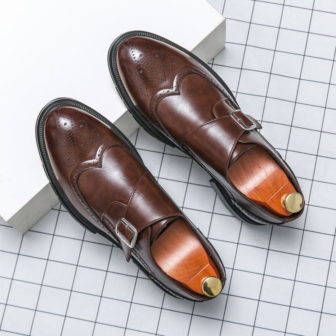 Herre Loafers med Brogue Detaljer