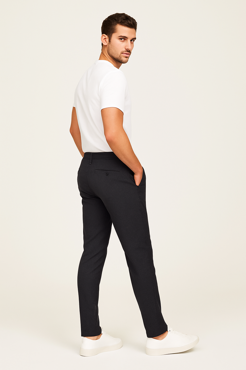 Herrebukser med Slim Fit – Klassiske Habitbukser