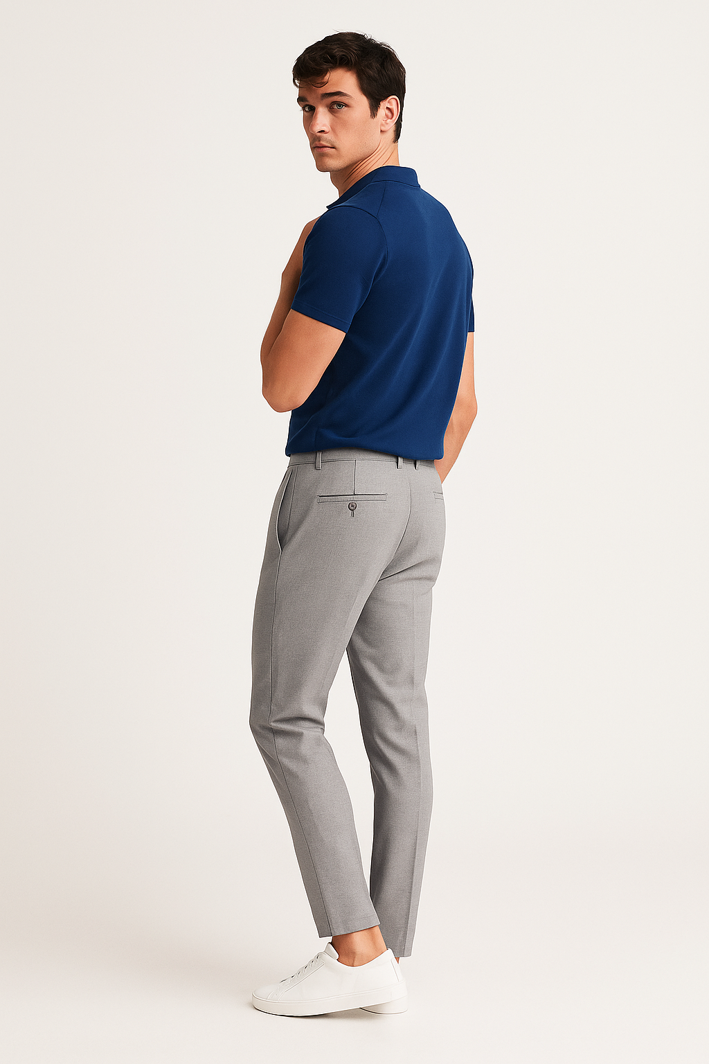 Herrebukser med Slim Fit – Klassiske Habitbukser