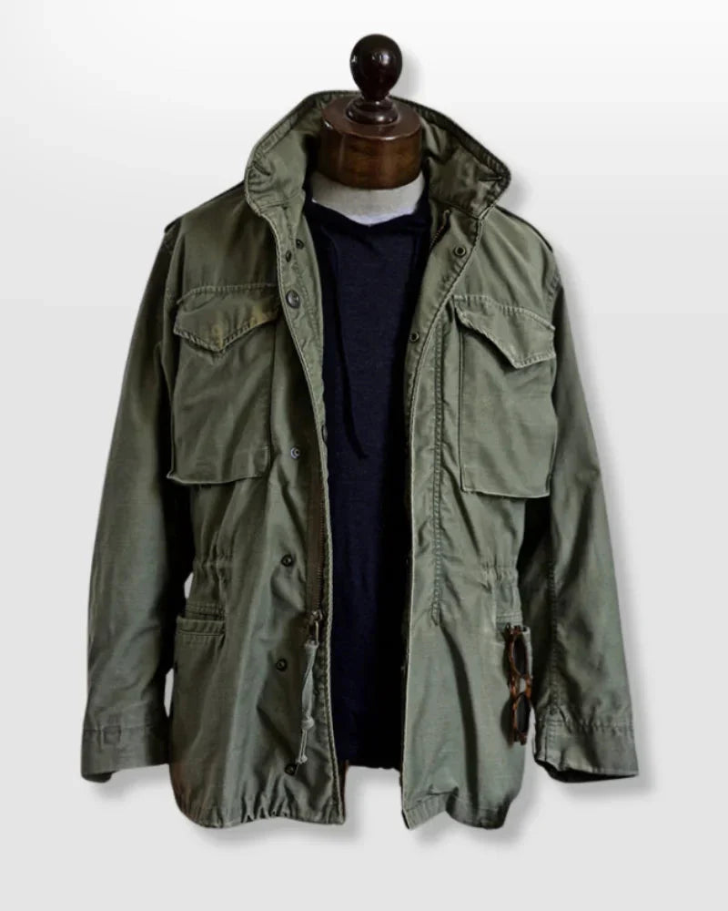 Bellivaro | Vintage Field Jacket til Herre i Robust Bomuld