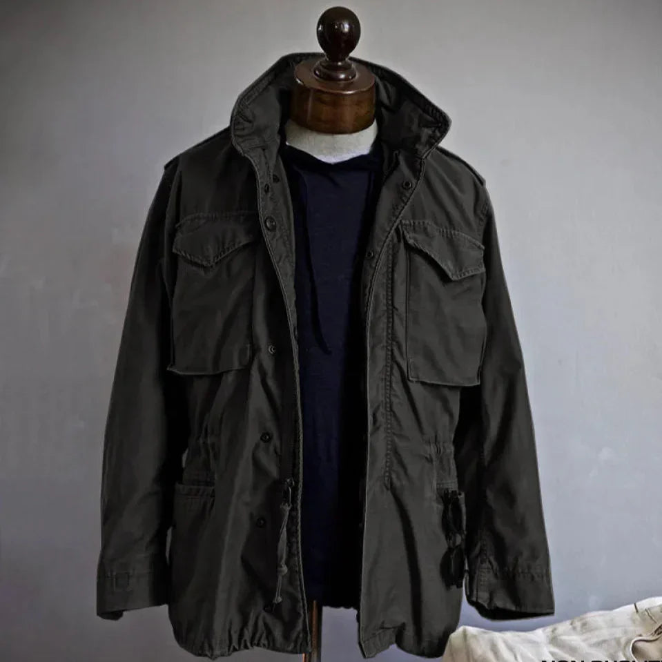 Bellivaro | Vintage Field Jacket til Herre i Robust Bomuld