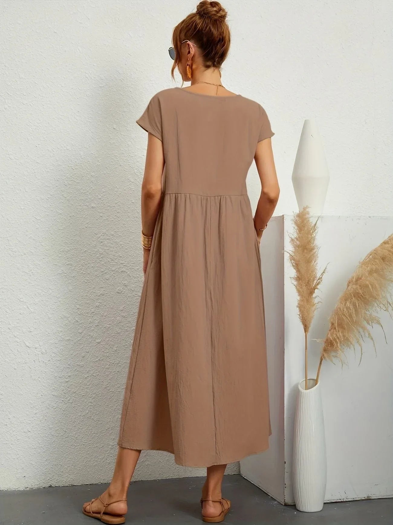 Robe longue ample pour femmes - Élégance estivale et confort