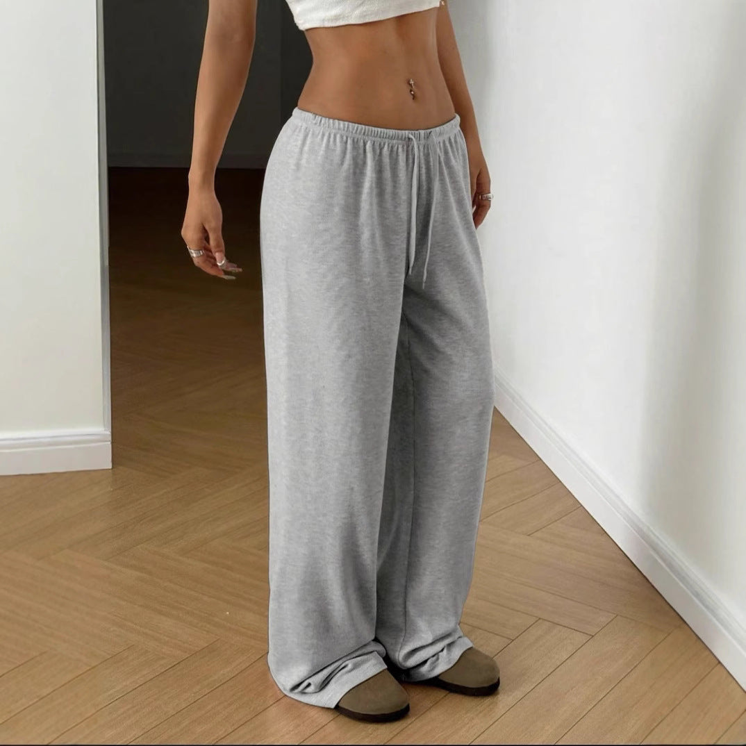 Fleece Sweatpants til Kvinder med Wide Leg