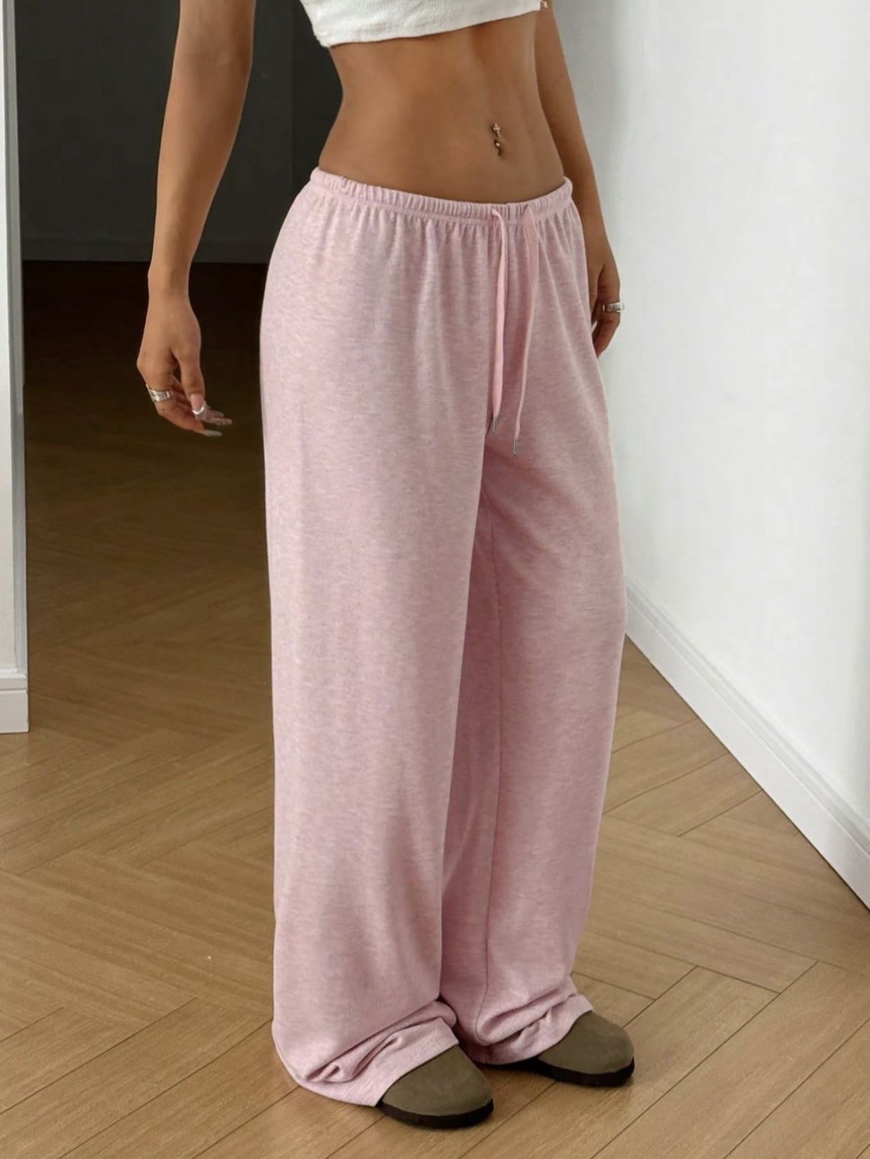 Fleece Sweatpants til Kvinder med Wide Leg