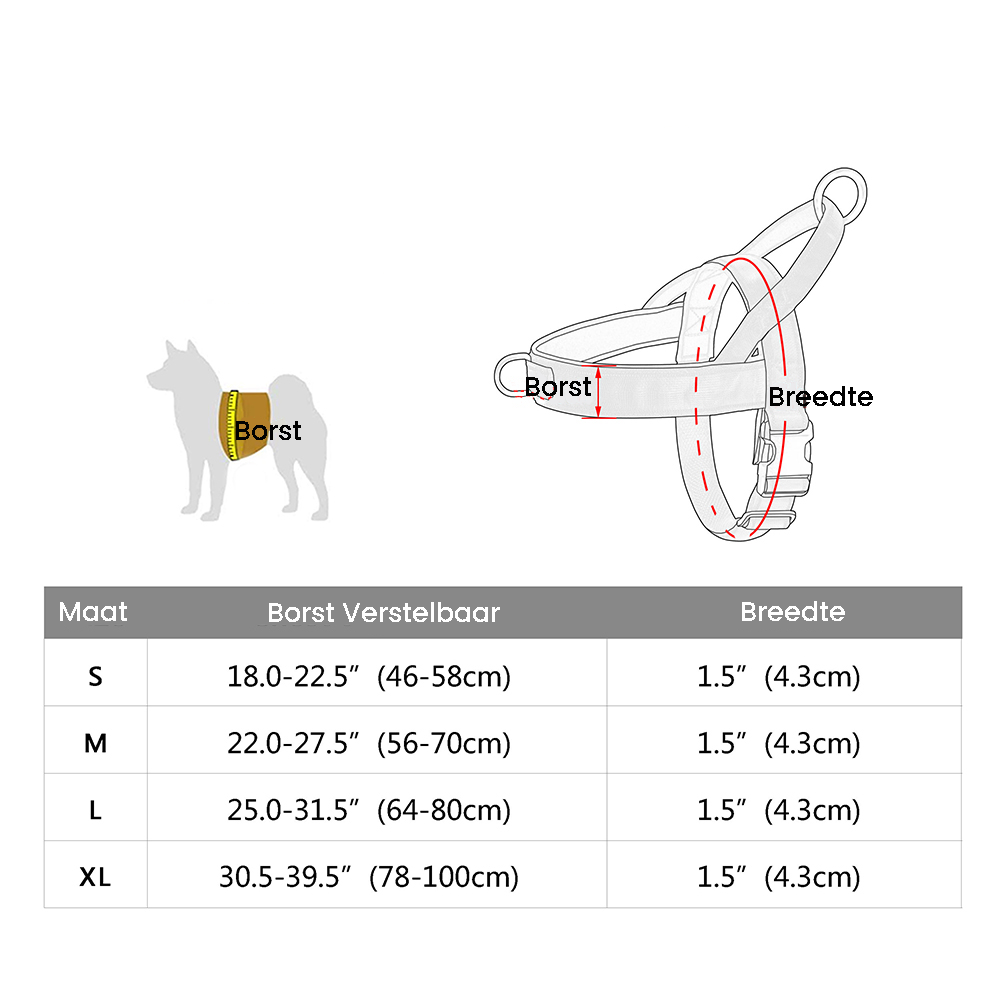 PowerLead | No-Pull Harness with Reflective Features