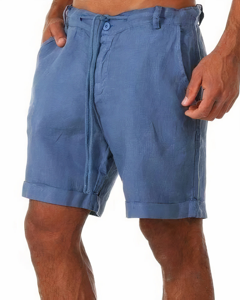 Iven herre shorts – Afslappet let shorts til sommer, strand og by