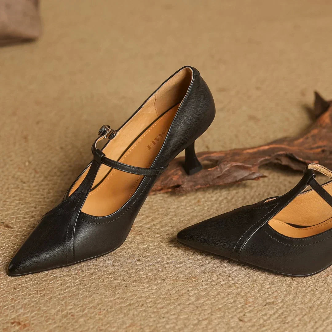 Guinevere Læder Pumps