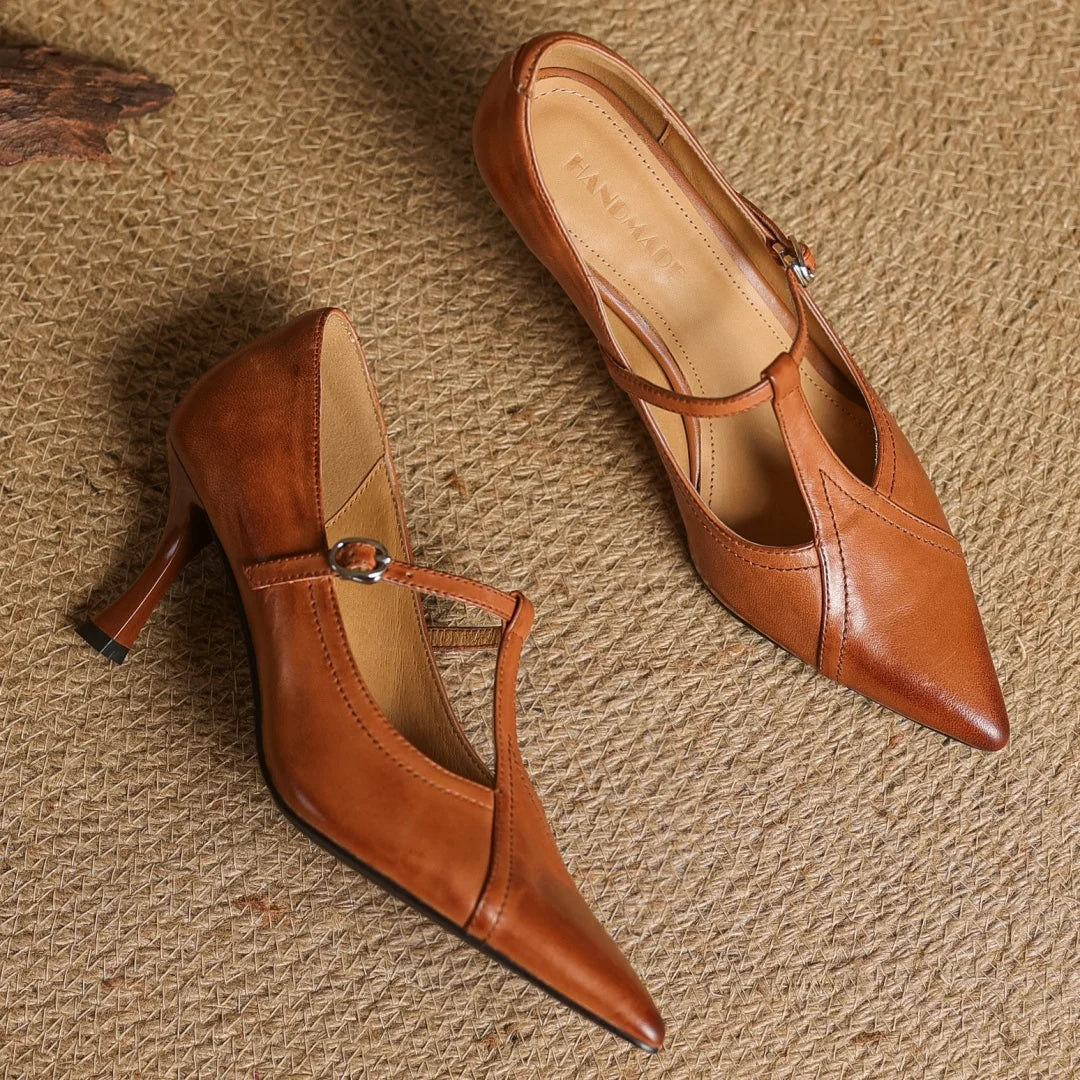Guinevere Læder Pumps