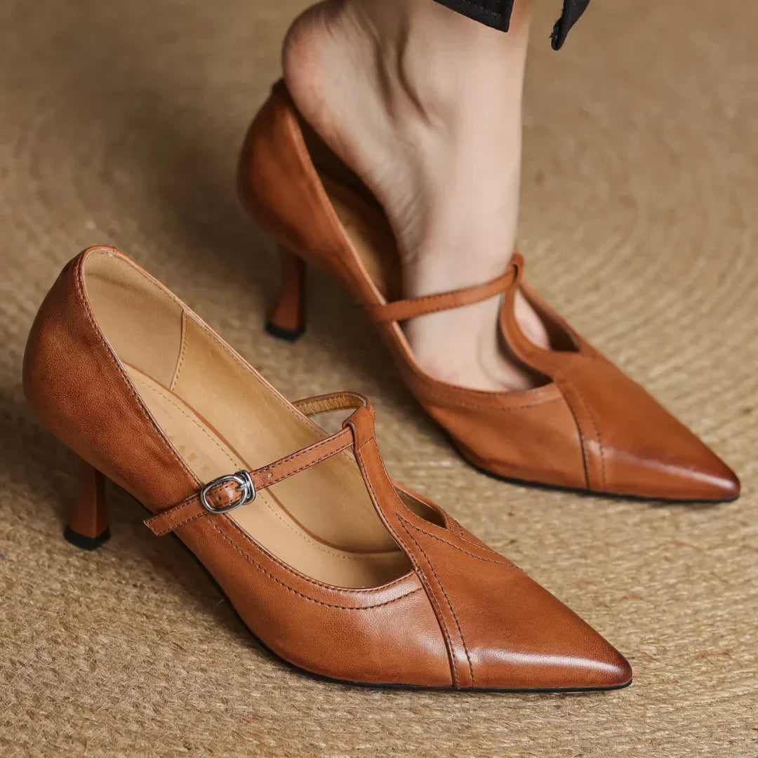 Guinevere Læder Pumps