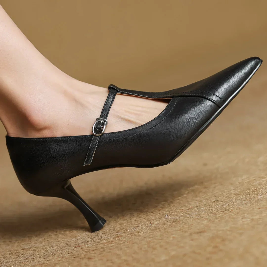 Guinevere Læder Pumps