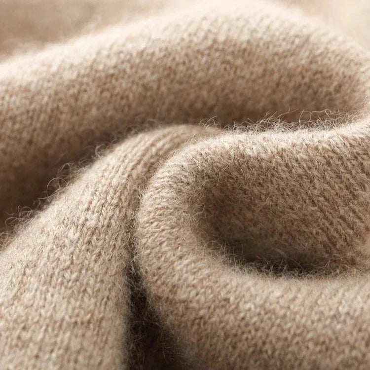 Cashmere Cardigan til Mænd med Fuld Lynlås