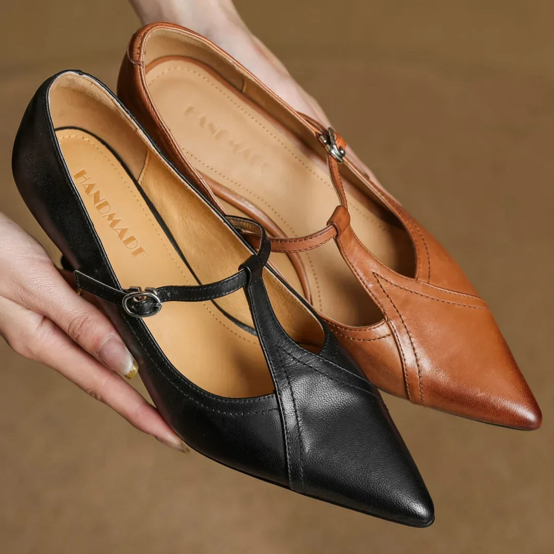 Guinevere Læder Pumps