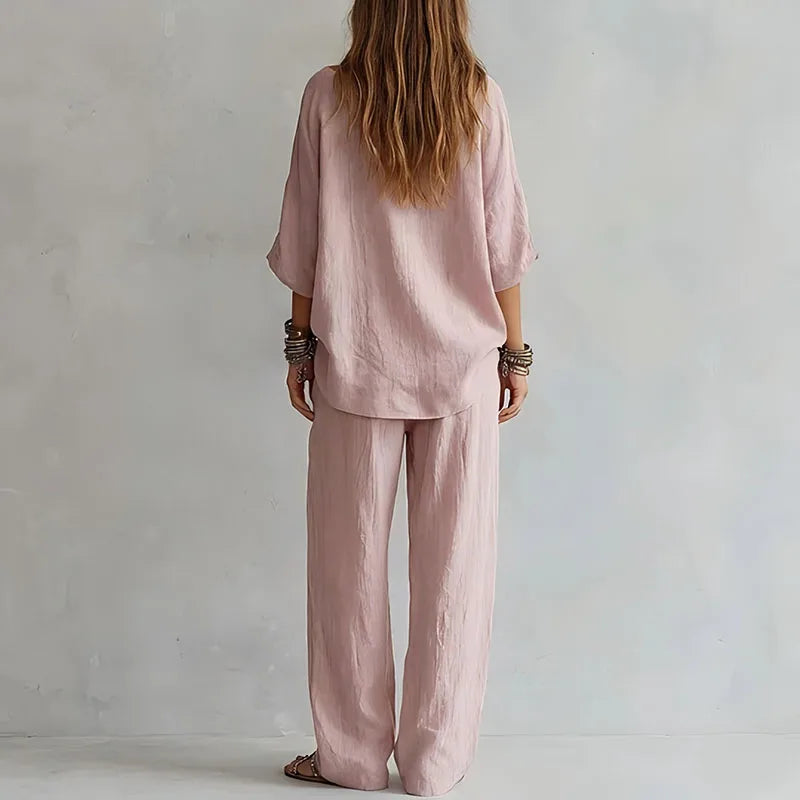 Paulina Off-Shoulder Co-ord Sæt