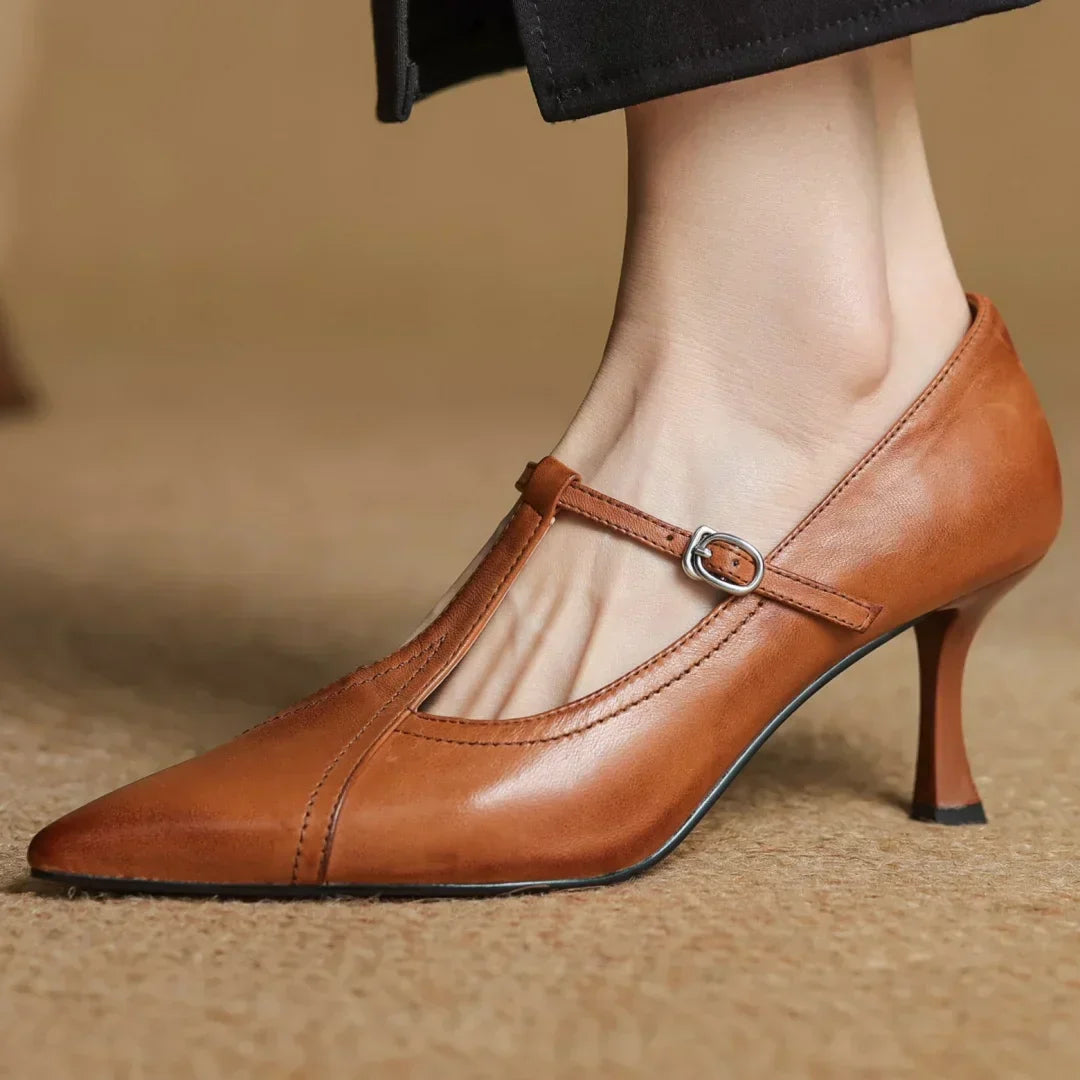 Guinevere Læder Pumps