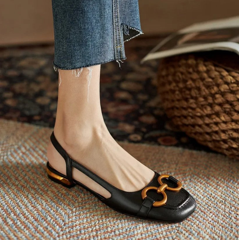 Ortopædiske Slingback Sandaler til Dame – Komfortable Flade Sandaler