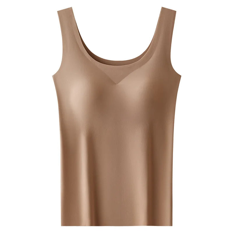 Sømløs Tank Top med Indbygget BH