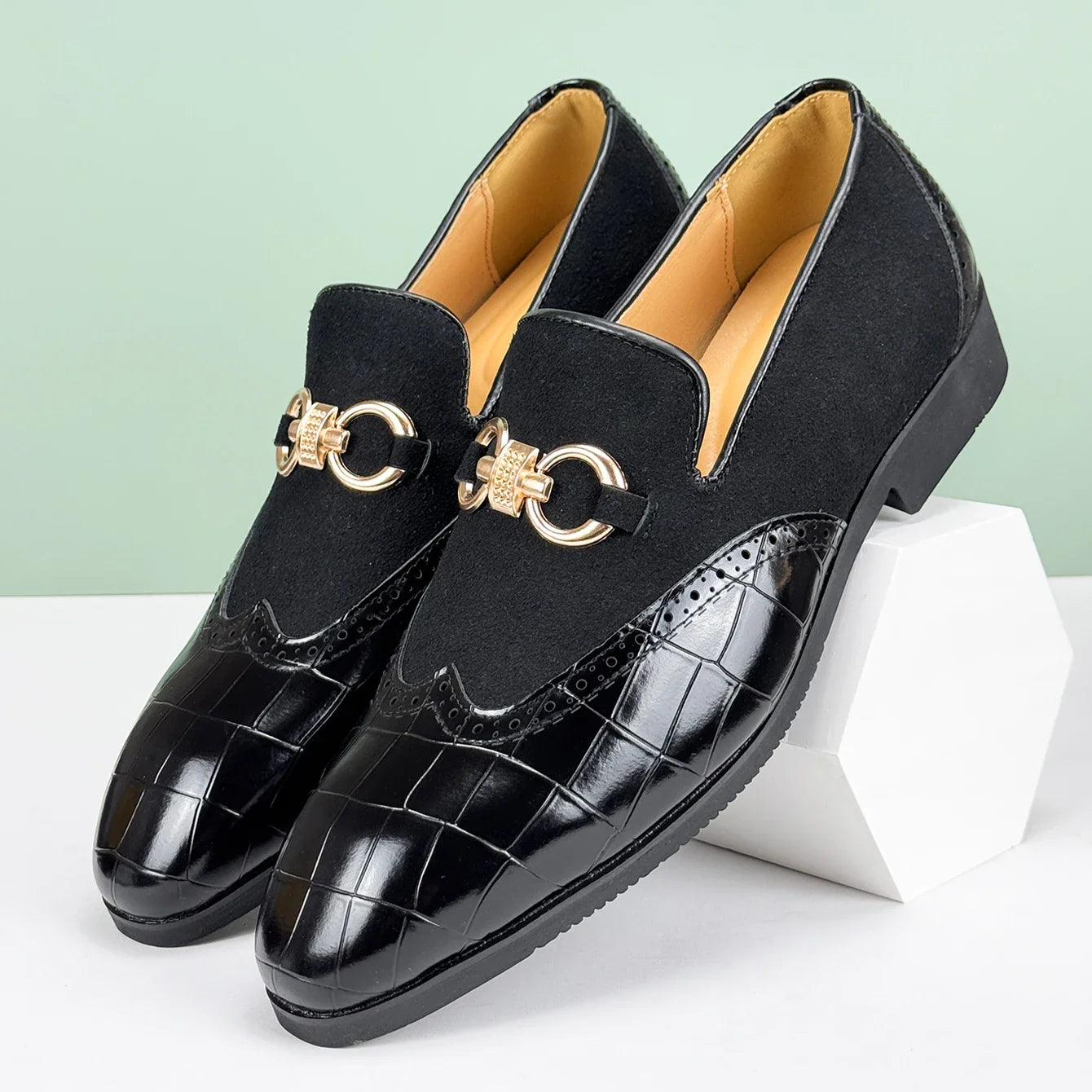 Læder Loafers