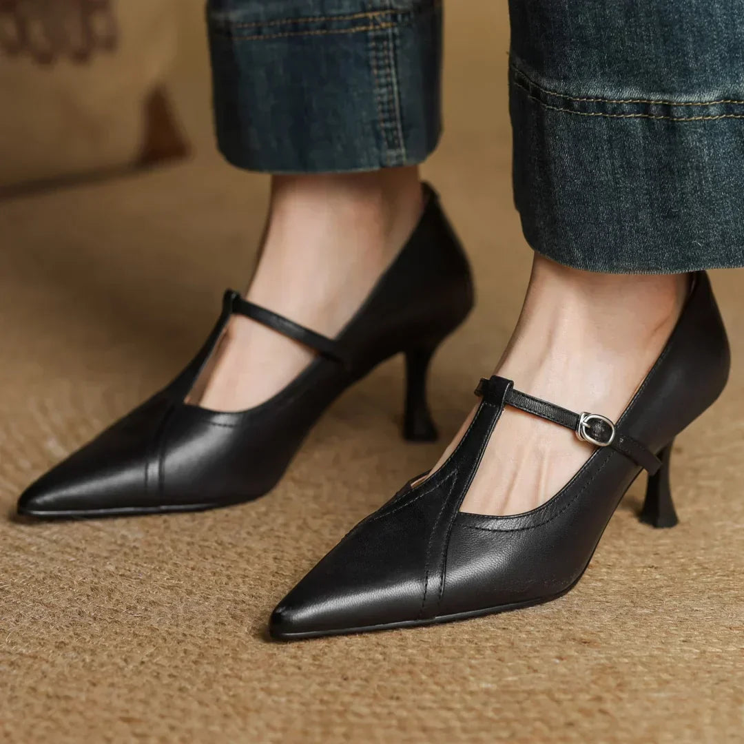 Guinevere Læder Pumps