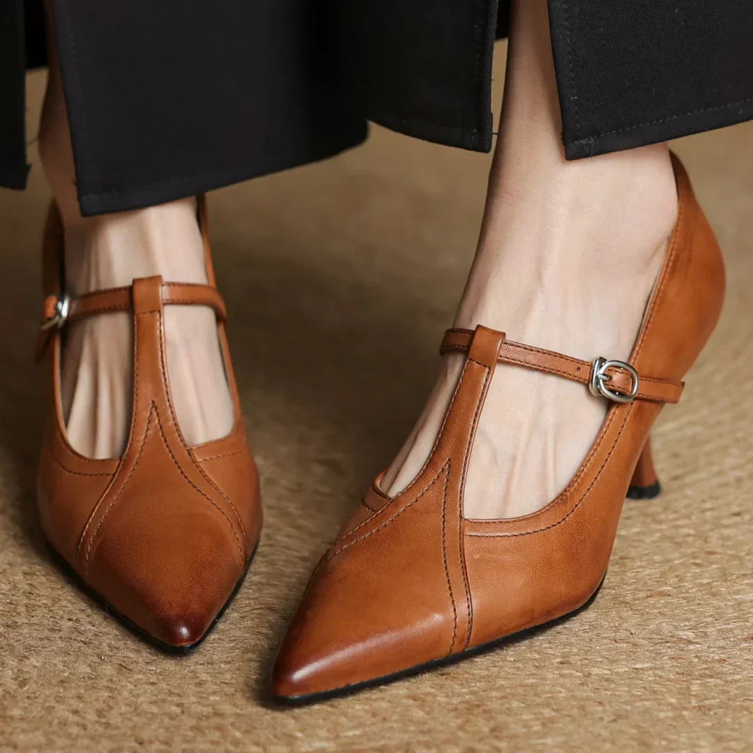 Guinevere Læder Pumps