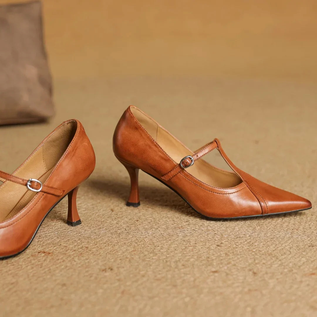 Guinevere Læder Pumps