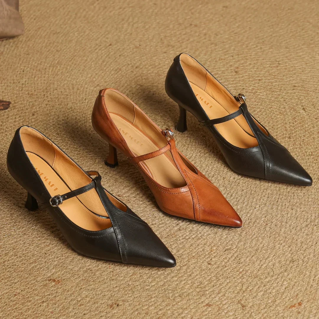 Guinevere Læder Pumps