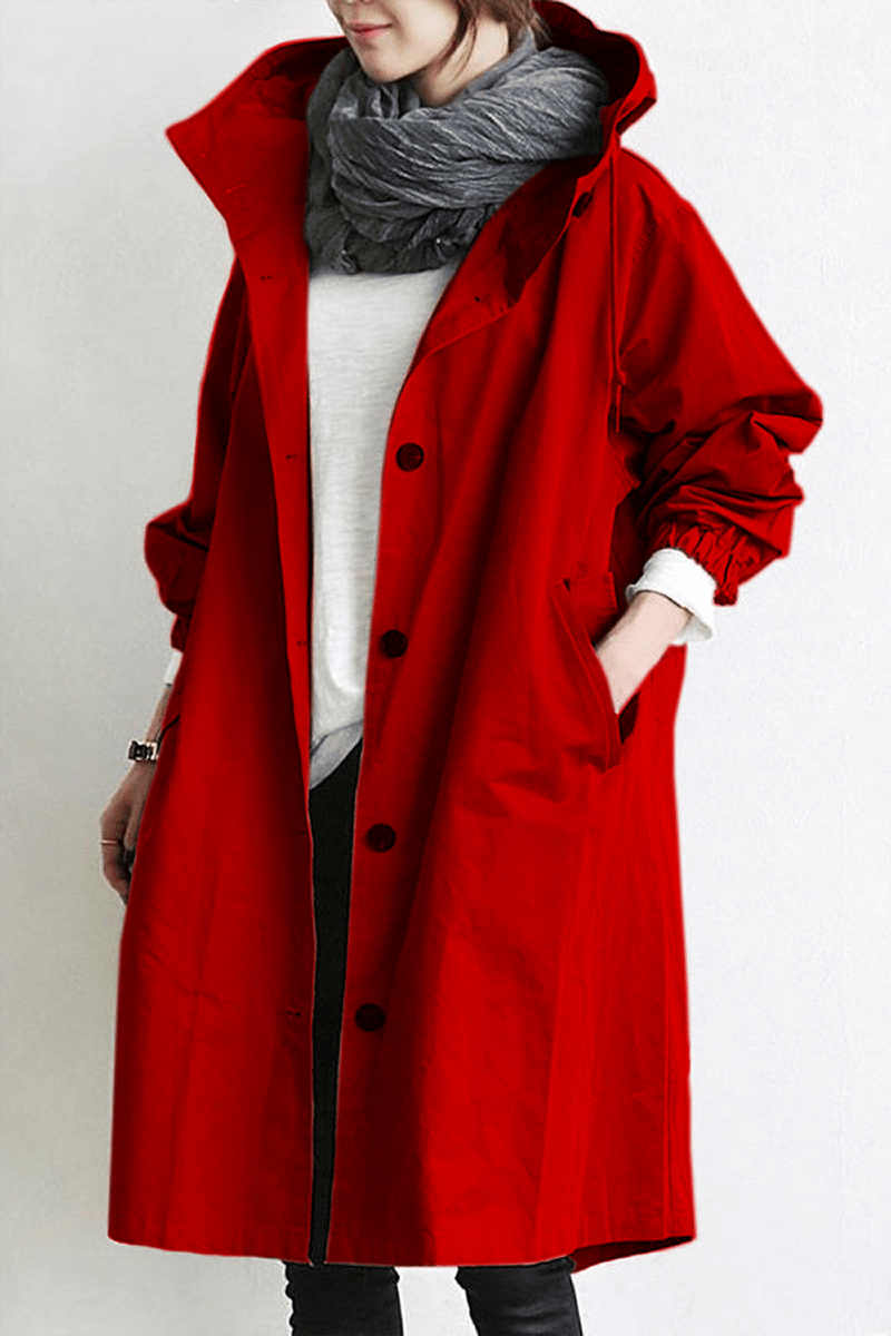 Trench-coat pour femmes | Capuche & Protection météorologique supérieure