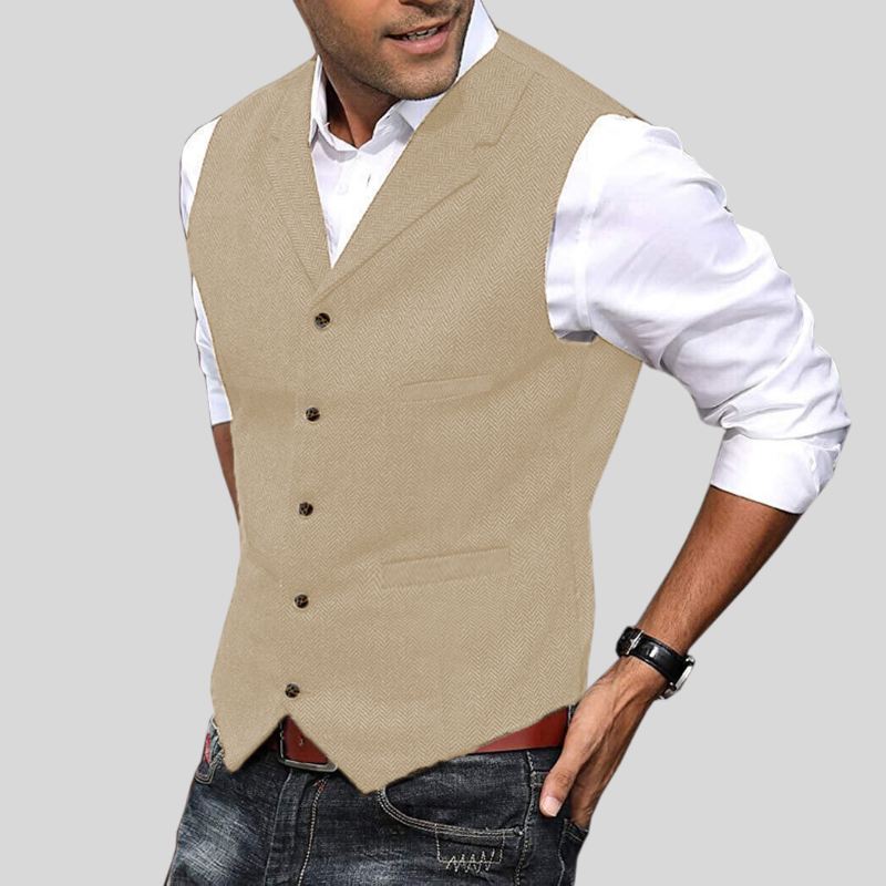 Gilet morbido da uomo | Maniche corte